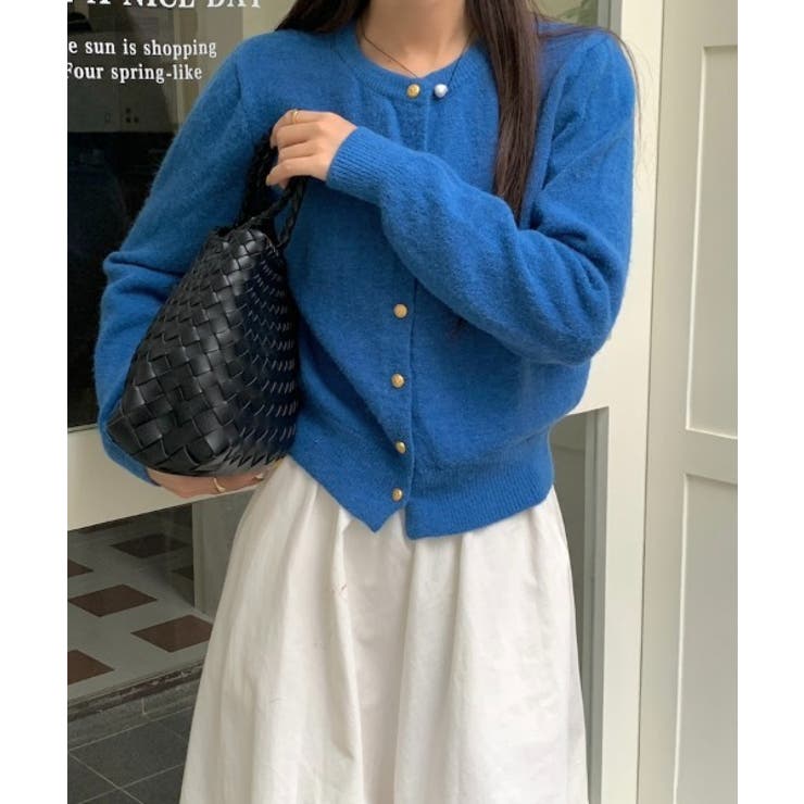 クルーネックボタンでカーディガン | Ulysses | 詳細画像2 