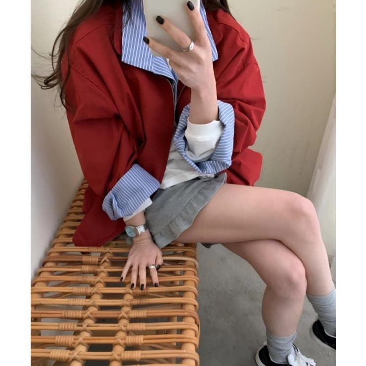 襟付きフェイクレイヤードジップスジャケット | Ulysses | 詳細画像5 