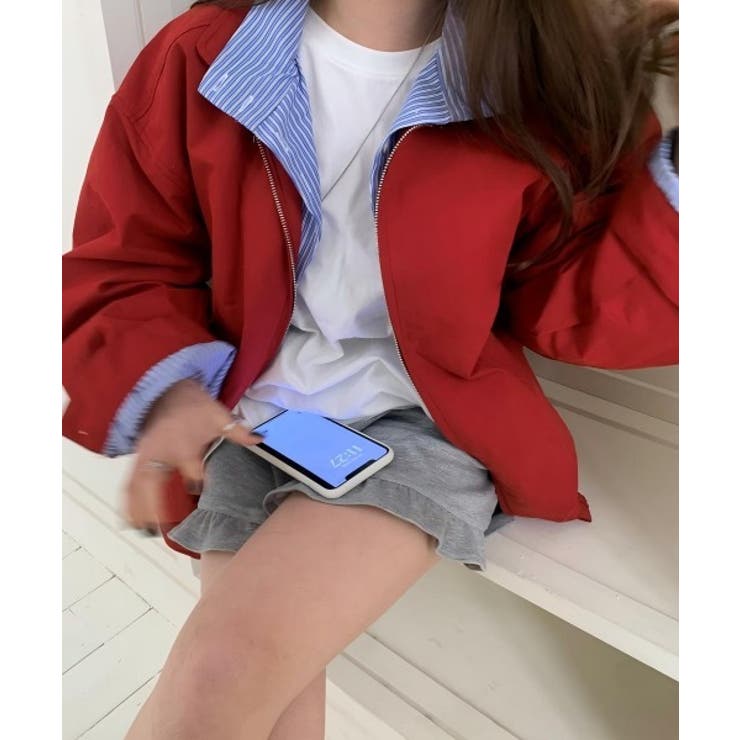 襟付きフェイクレイヤードジップスジャケット | Ulysses | 詳細画像8 