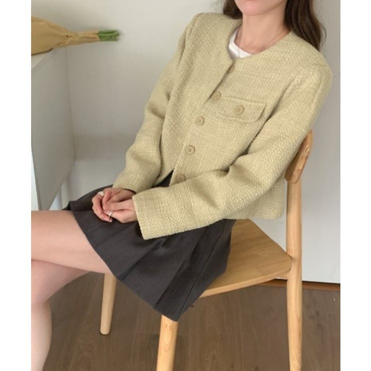 クルーネックボタンでジャケット | Ulysses | 詳細画像3 