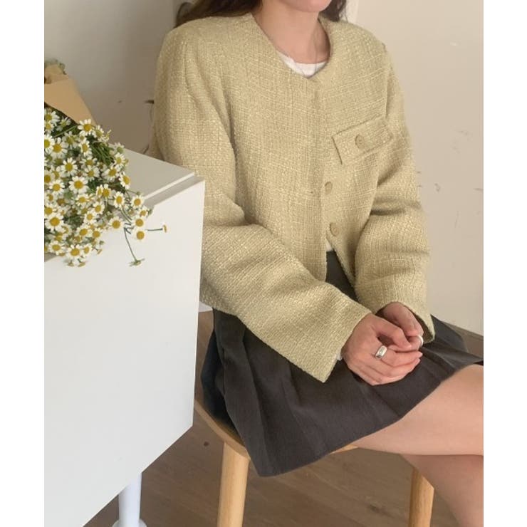 クルーネックボタンでジャケット | Ulysses | 詳細画像4 