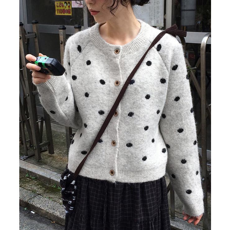 クルーネックボタンでニットジャケット | Ulysses | 詳細画像1 