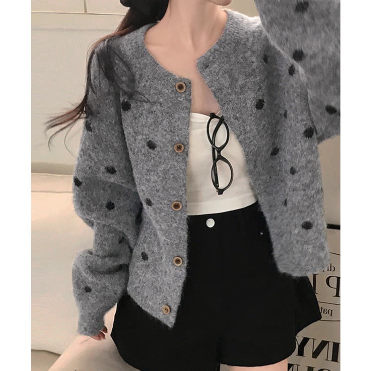 クルーネックボタンでニットジャケット | Ulysses | 詳細画像3 