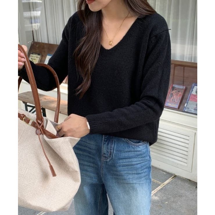 Vネックニットセーター | Ulysses | 詳細画像1 