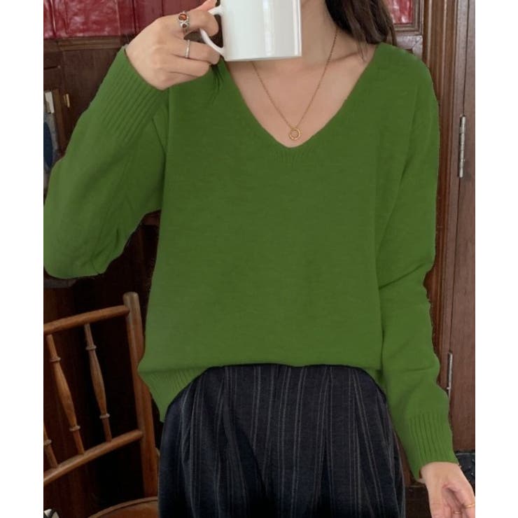 Vネックニットセーター | Ulysses | 詳細画像4 