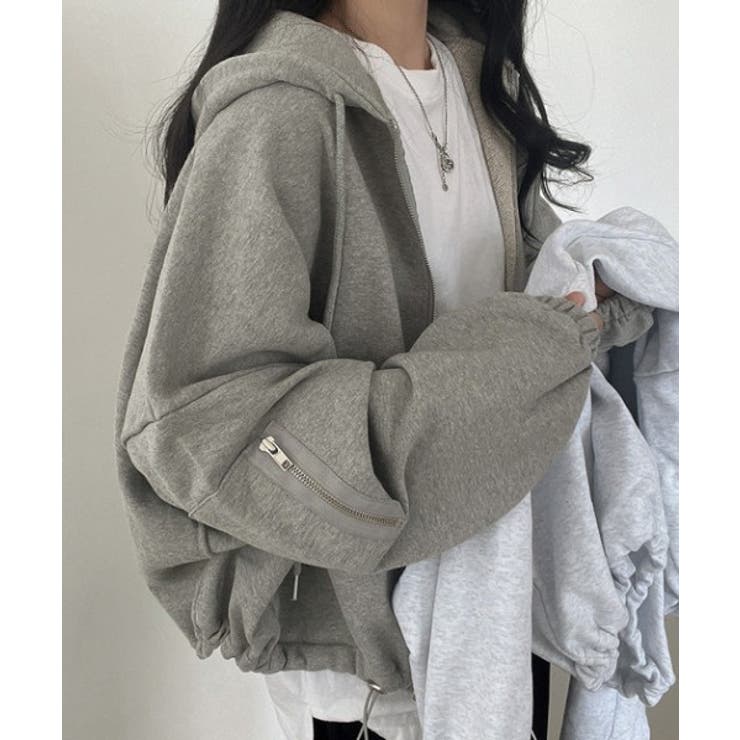 フード付きジップスドローストリングジャケット | Ulysses | 詳細画像7 