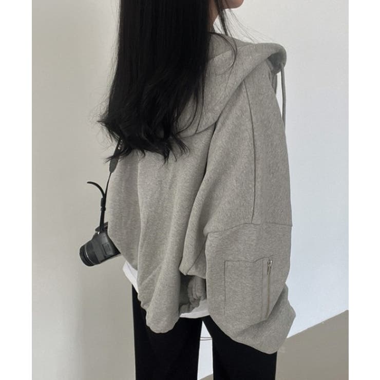 フード付きジップスドローストリングジャケット | Ulysses | 詳細画像8 