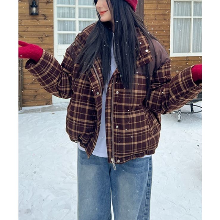 切り替えチェック柄ジップスジャケット | Ulysses | 詳細画像2 