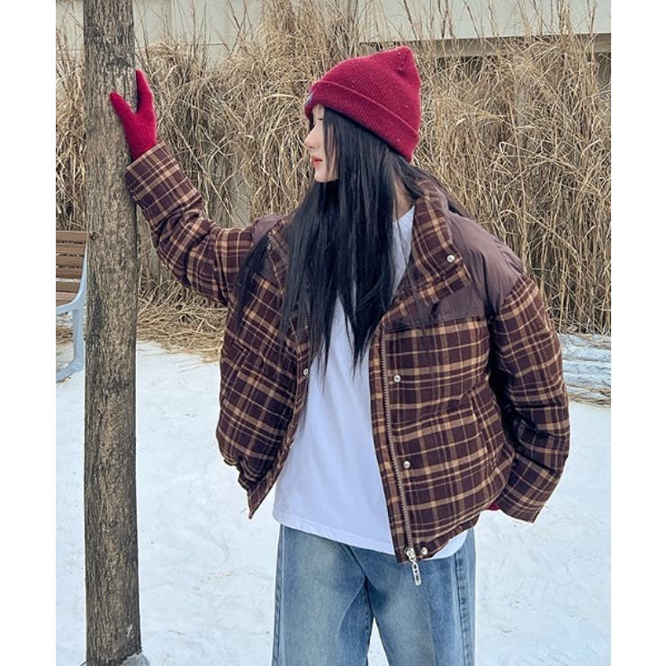 切り替えチェック柄ジップスジャケット | Ulysses | 詳細画像3 