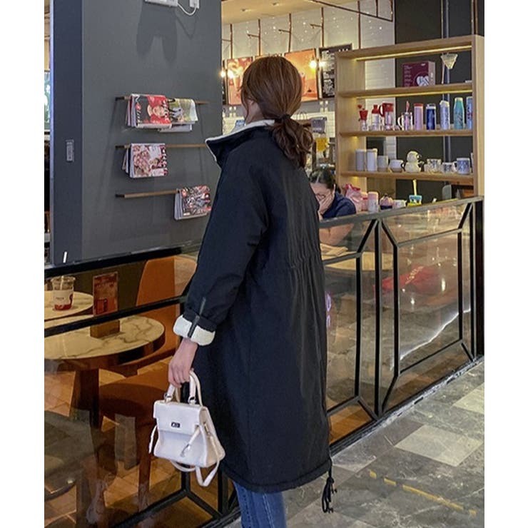 襟付きジップスポケットファーコート | Ulysses | 詳細画像3 