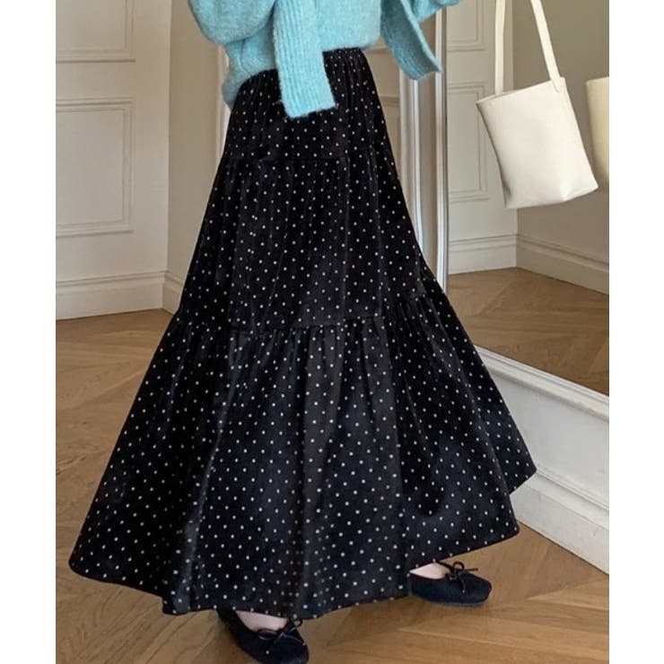 ドット柄スカート[品番：NTRW0011711]｜Ulysses（ユリシス）の