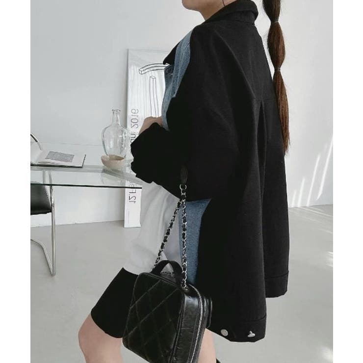 襟付きデニム切り替えジャケット | Ulysses | 詳細画像4 