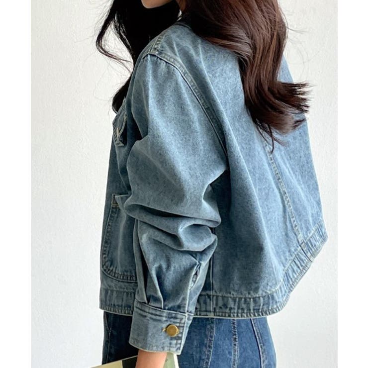 クルーネックボタンでデニムジャケット | Ulysses | 詳細画像5 