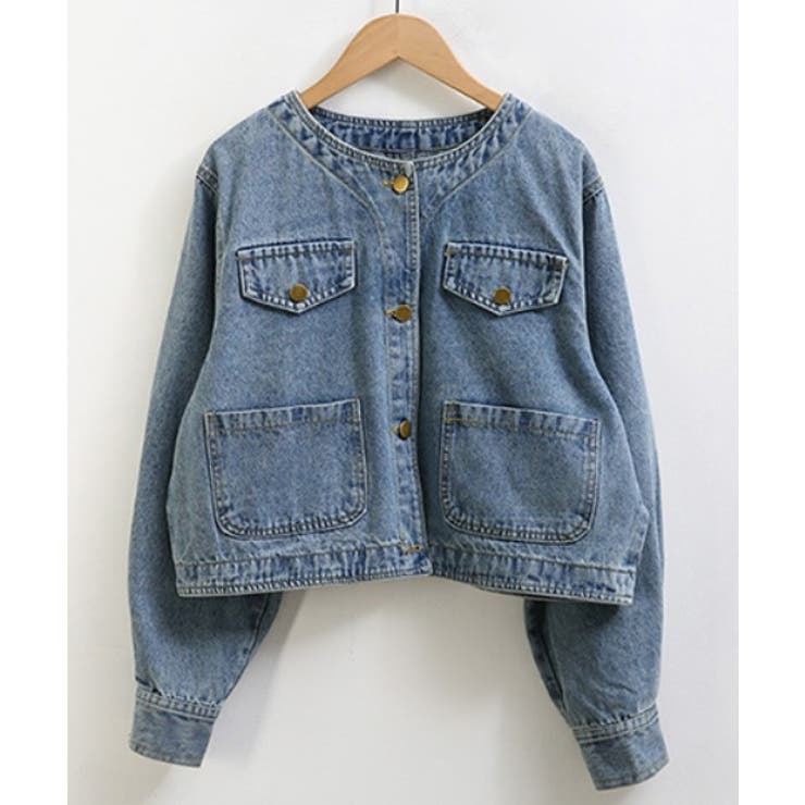 クルーネックボタンでデニムジャケット | Ulysses | 詳細画像6 