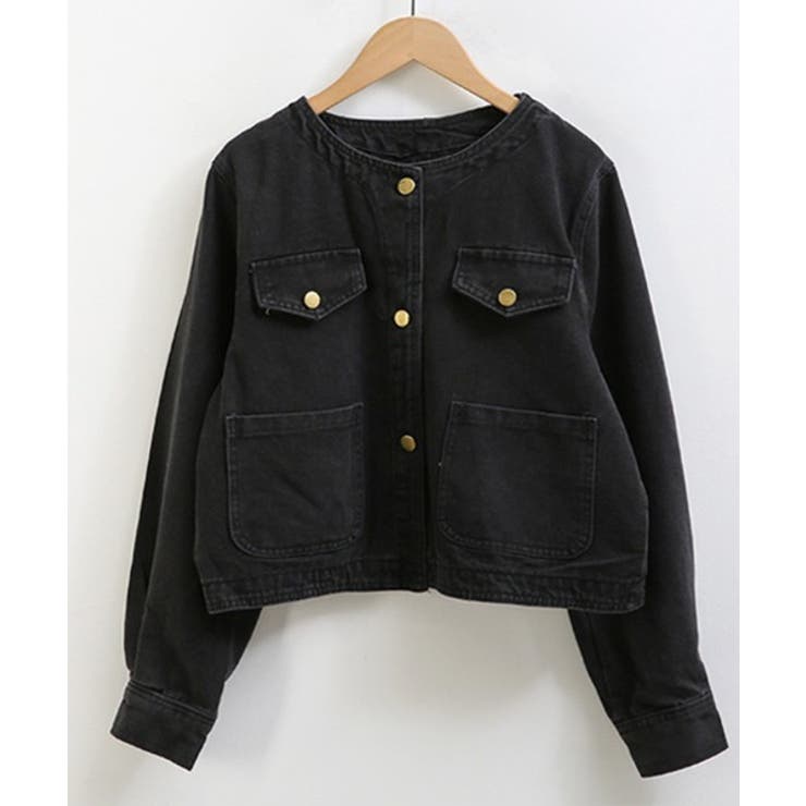 クルーネックボタンでデニムジャケット | Ulysses | 詳細画像8 