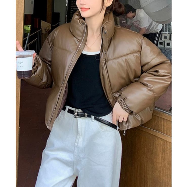 襟付きジップスPUレザージャケットジャケット | Ulysses | 詳細画像4