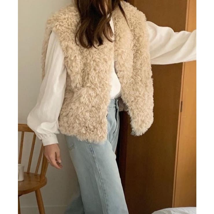 モカ | ポケットファーベストジャケット | Ulysses