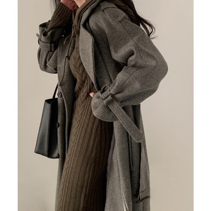 ダブルブレストリボンコート | Ulysses | 詳細画像1 