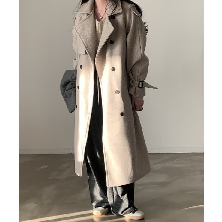 ダブルブレストリボンコート | Ulysses | 詳細画像8 