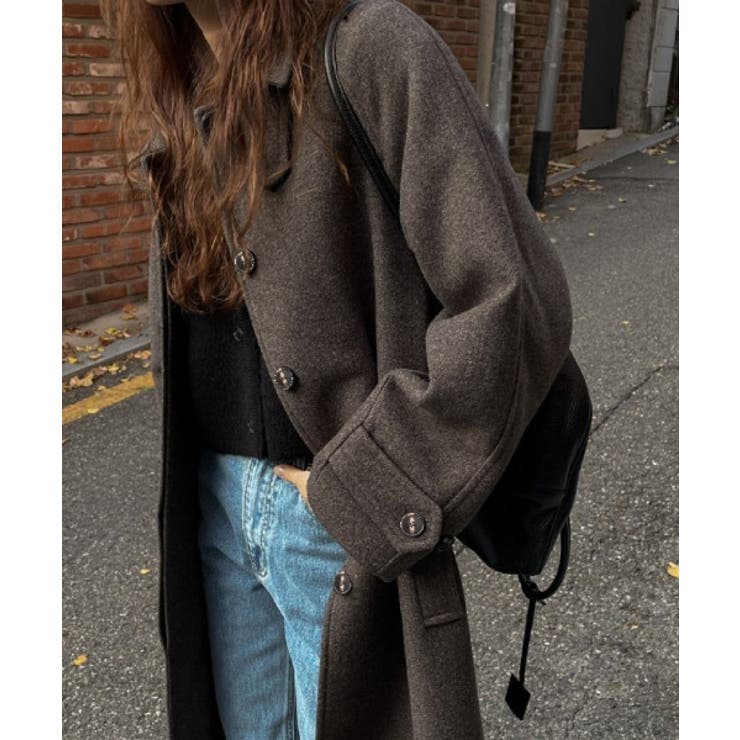 シングルブレストポケットリボンコート | Ulysses | 詳細画像1 