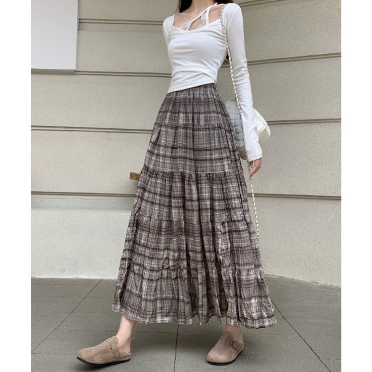 グレー | チェック柄スカート | Ulysses