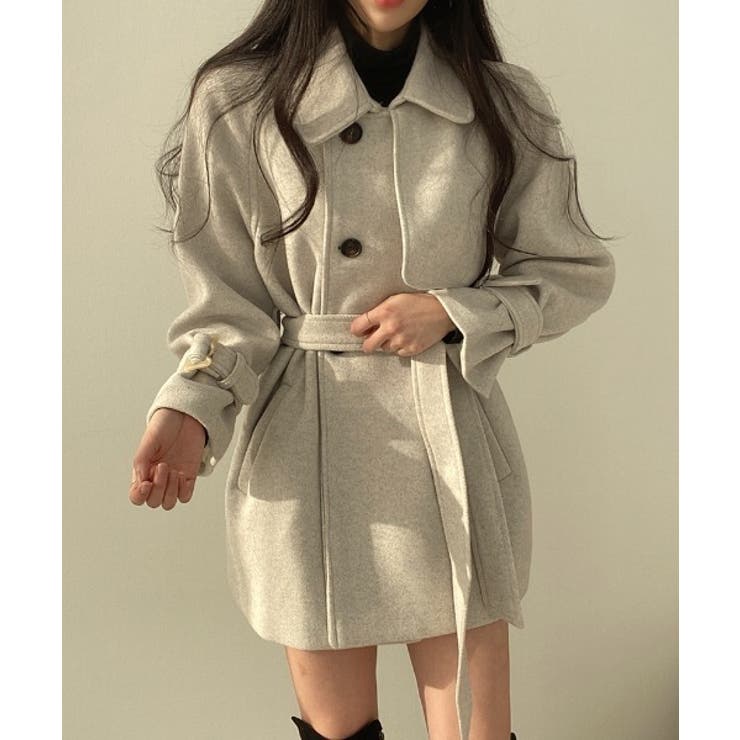 ボタンでドローストリングメルトンジャケット | Ulysses | 詳細画像2 