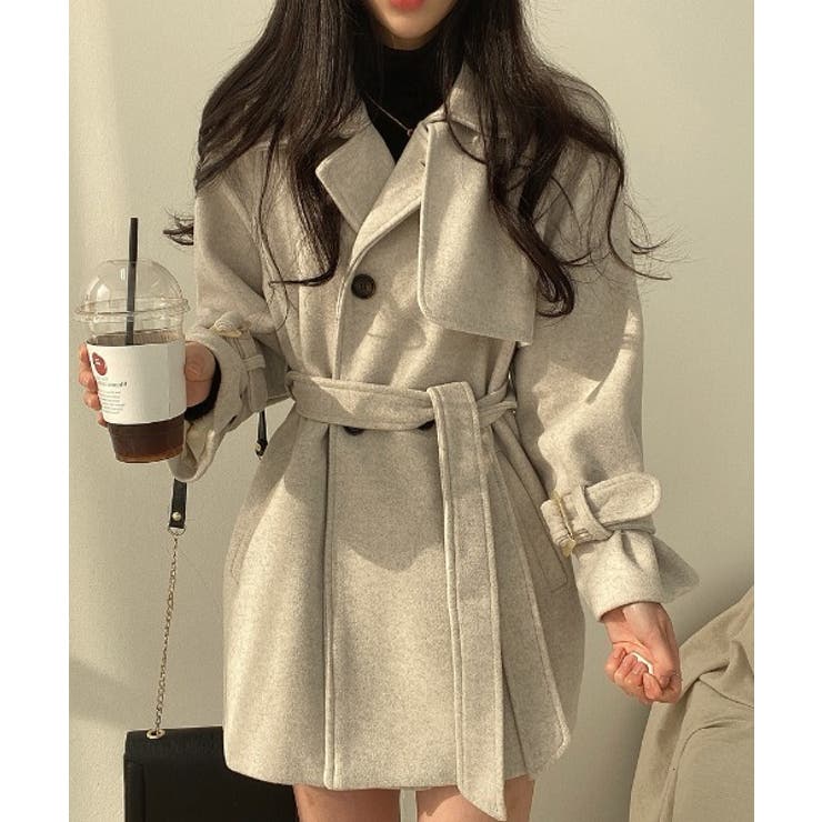 ボタンでドローストリングメルトンジャケット | Ulysses | 詳細画像3 