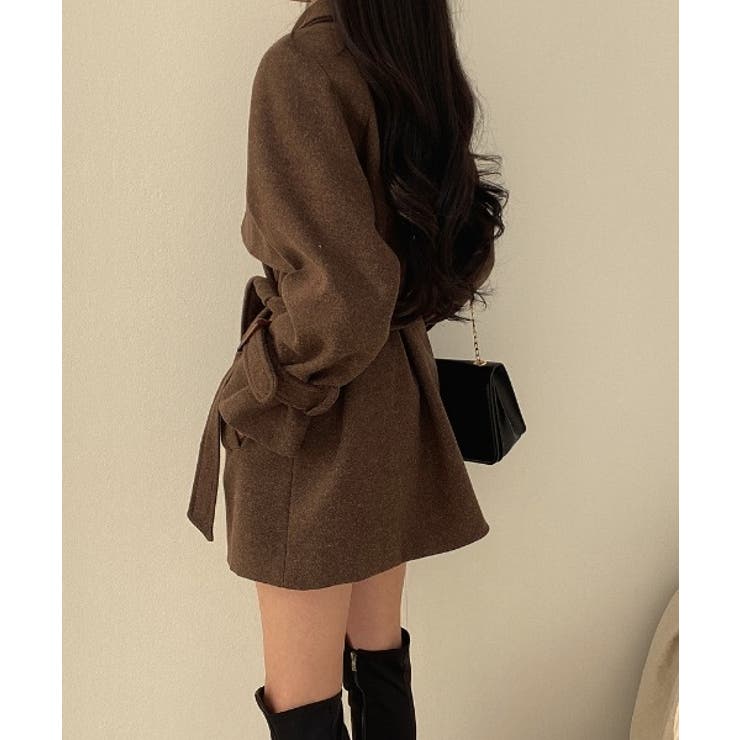 ボタンでドローストリングメルトンジャケット | Ulysses | 詳細画像7 