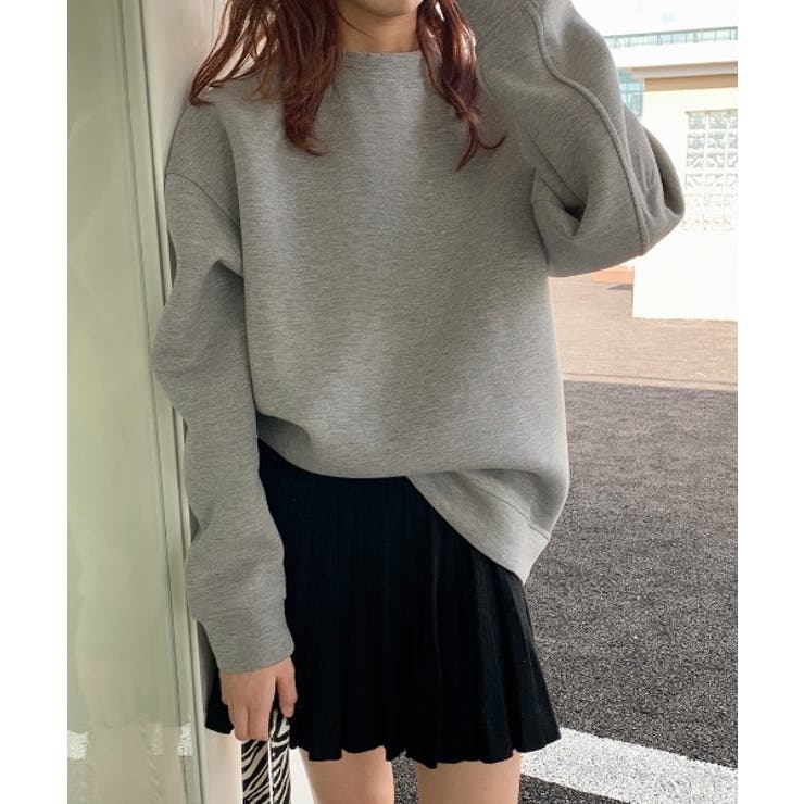 グレー | クルーネック長袖トップス | Ulysses