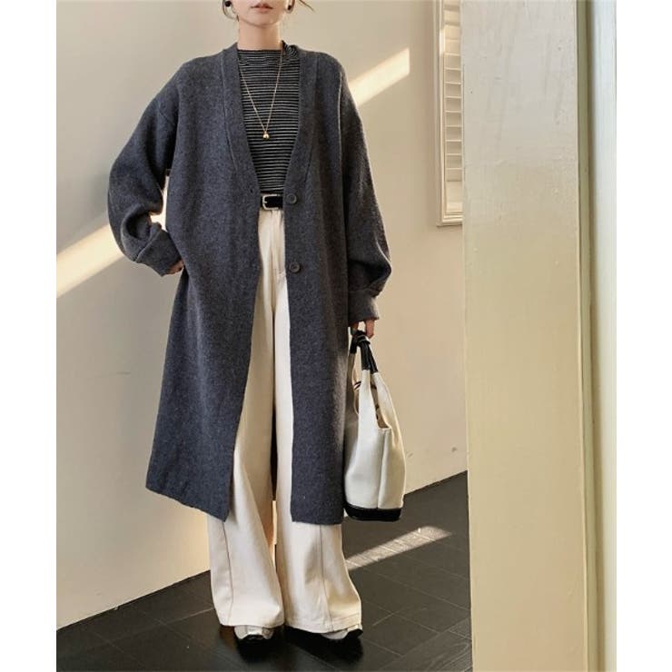 グレー | ボタンでカーディガンジャケット | Ulysses