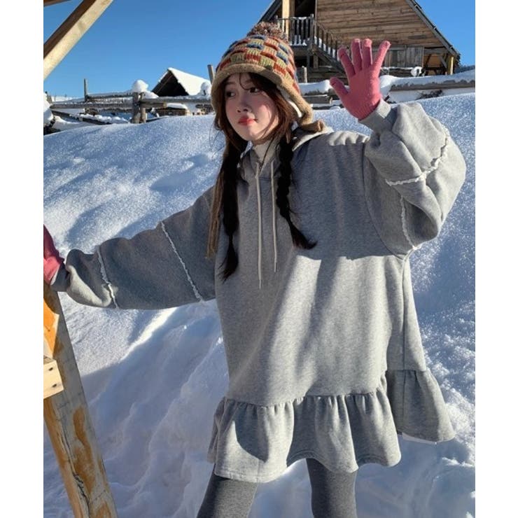 フード付きレース長袖ワンピース | Ulysses | 詳細画像6 