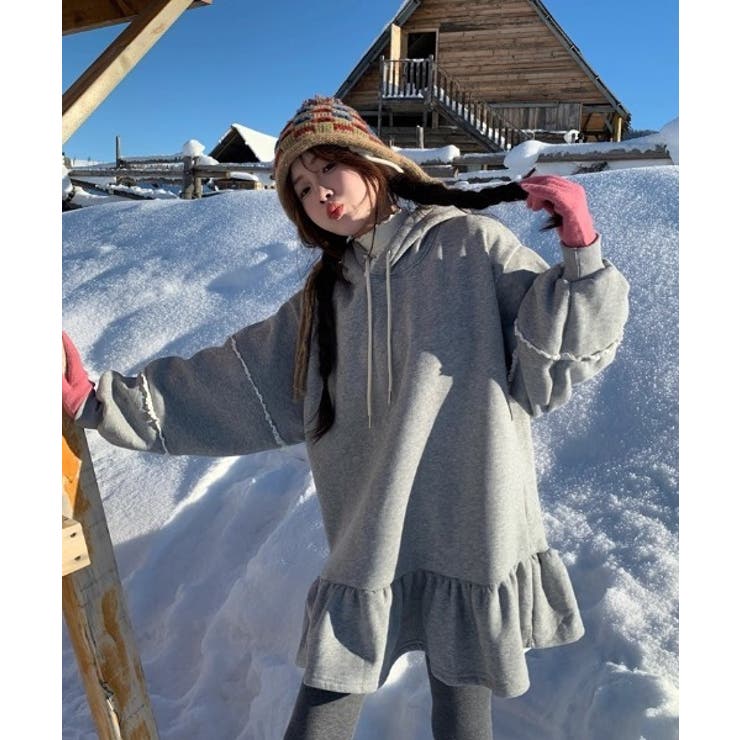 フード付きレース長袖ワンピース | Ulysses | 詳細画像7 