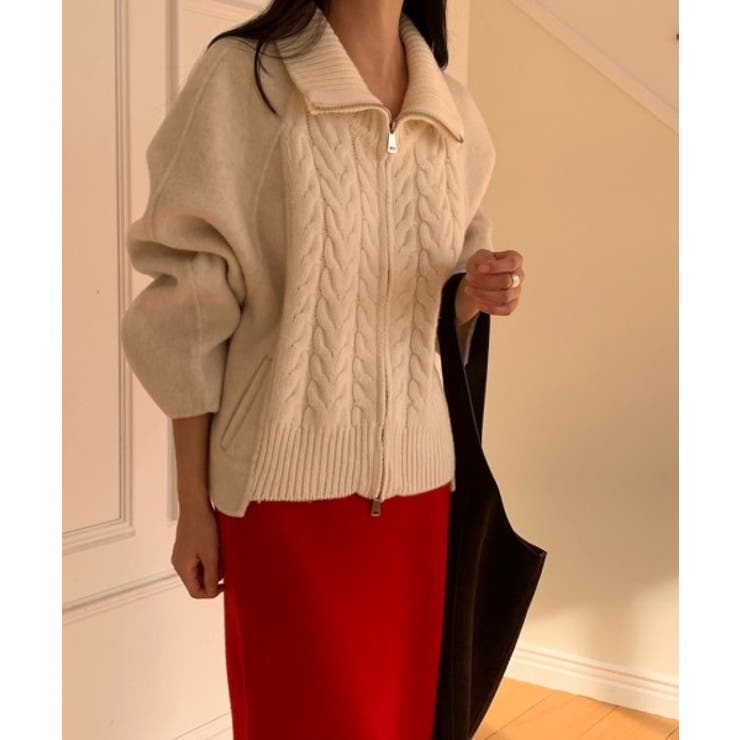 ハイネックダブルジップ切り替えジャケット | Ulysses | 詳細画像7 