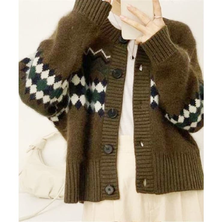 ノーカラーボタンでニットジャケット | Ulysses | 詳細画像6 