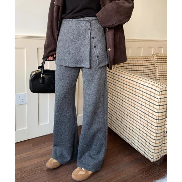 ライトグレー | ポケットリラックス2枚セットワイドパンツ | Ulysses