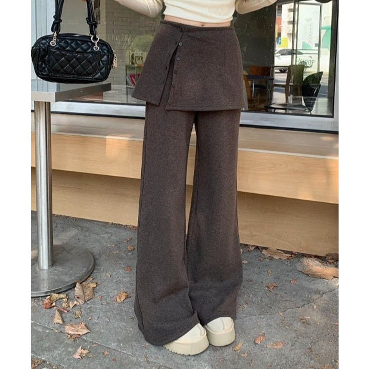 ブラウン | ポケットリラックス2枚セットワイドパンツ | Ulysses