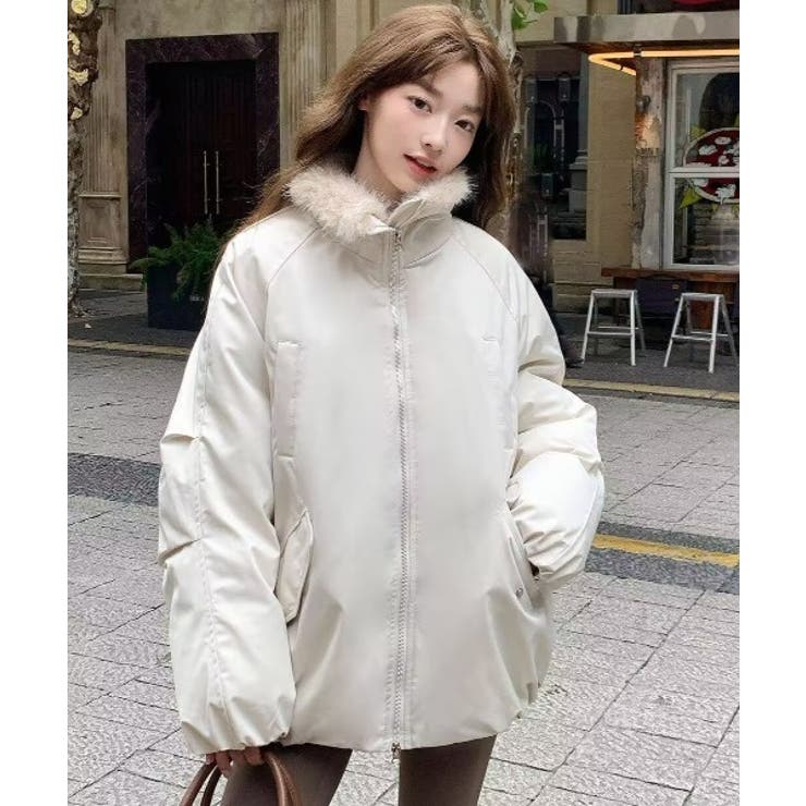 オフホワイト | 襟付き切り替えジップスジャケット | Ulysses