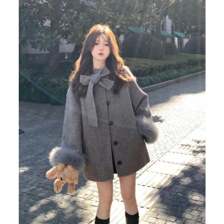 袖ファー取り外し可能メルトンジャケット | Ulysses | 詳細画像1 