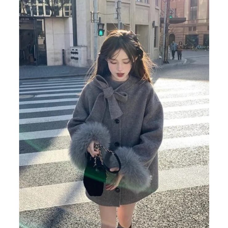 袖ファー取り外し可能メルトンジャケット | Ulysses | 詳細画像2 