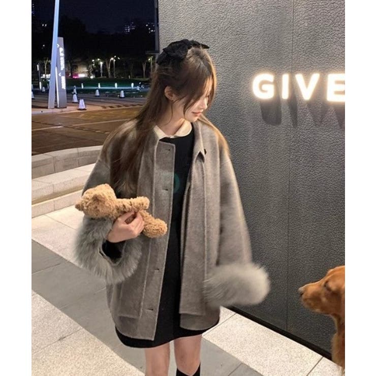 袖ファー取り外し可能メルトンジャケット | Ulysses | 詳細画像7 