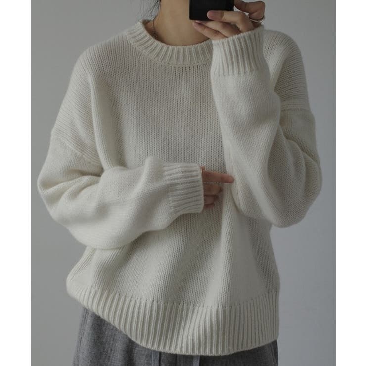 クルーネック長袖セーター | Ulysses | 詳細画像1 