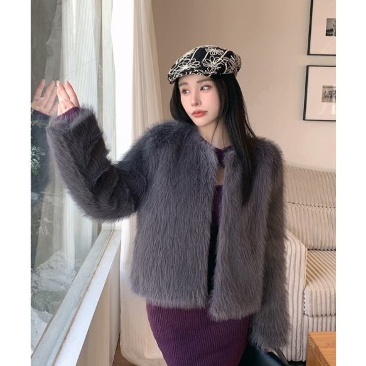 ノーカラー長袖ジャケット | Ulysses | 詳細画像6 