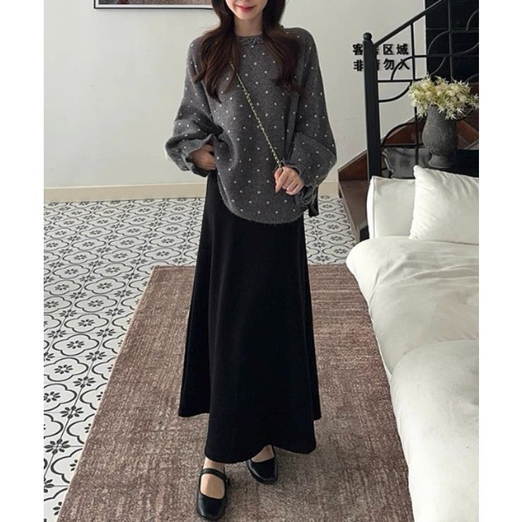 クルーネックフレア袖ニットトップス | Ulysses | 詳細画像4 