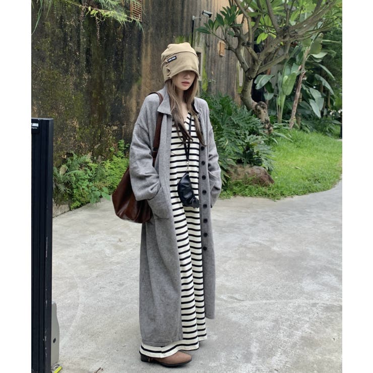 クルーネックリラックス長袖ワンピース | Ulysses | 詳細画像5 