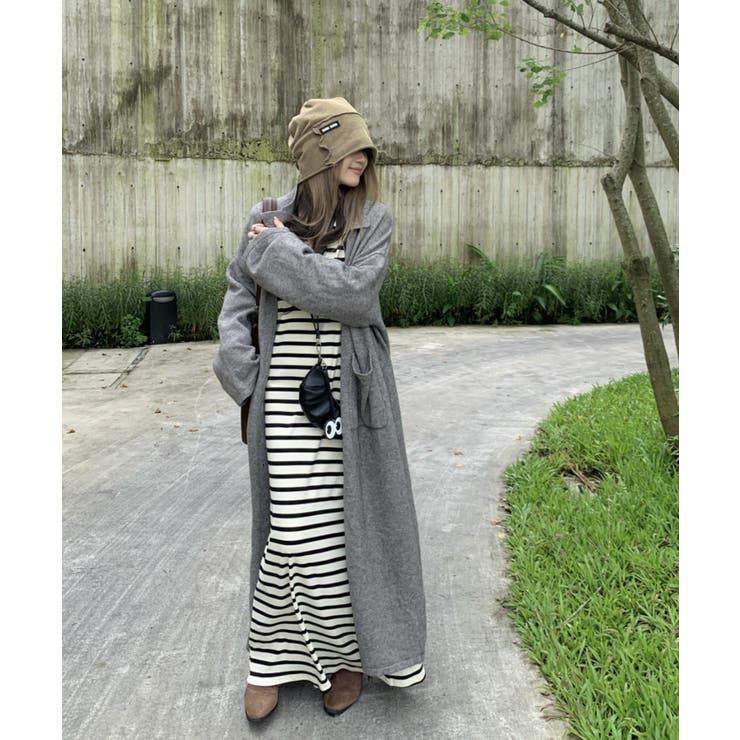 クルーネックリラックス長袖ワンピース | Ulysses | 詳細画像6 