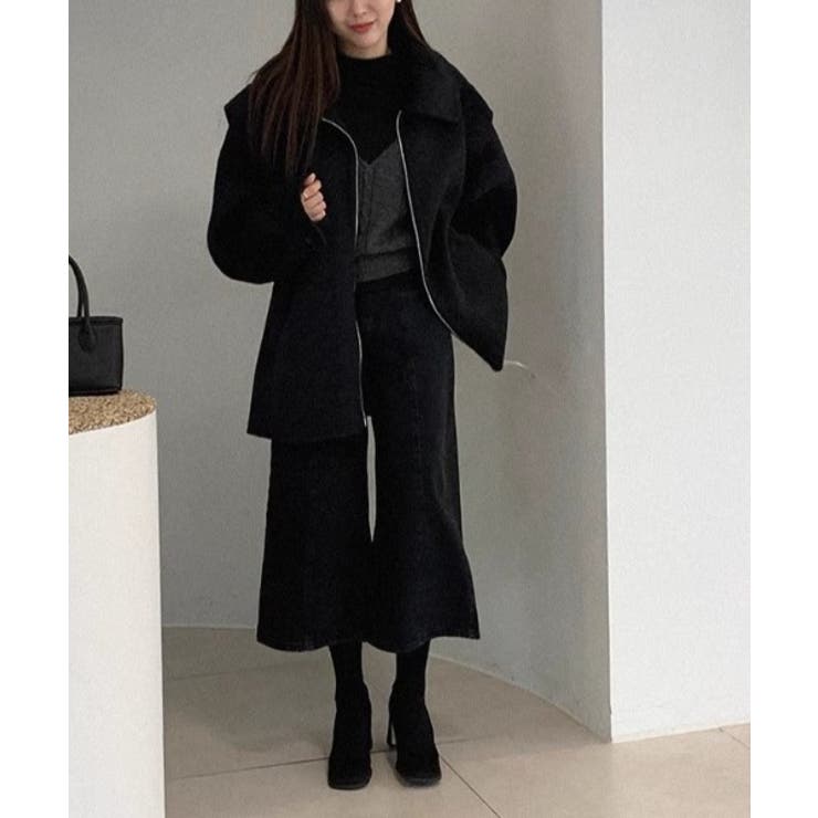 襟付きダブルジップメルトンジャケット | Ulysses | 詳細画像1 