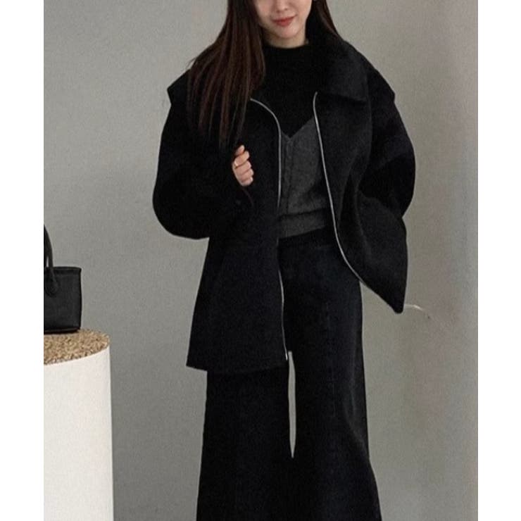 襟付きダブルジップメルトンジャケット | Ulysses | 詳細画像3 