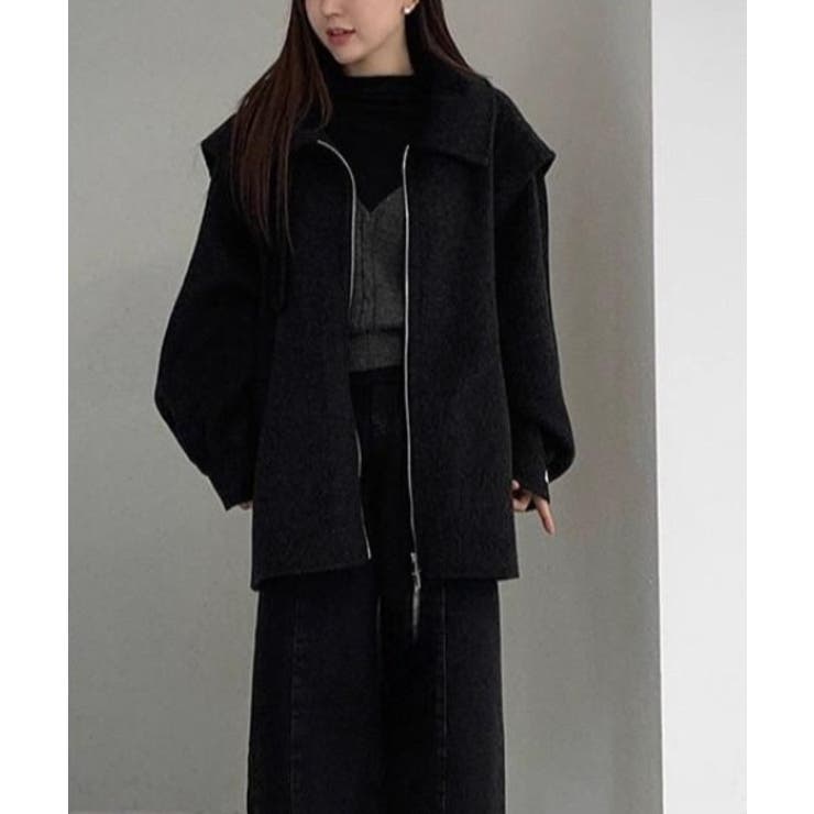 襟付きダブルジップメルトンジャケット | Ulysses | 詳細画像4 