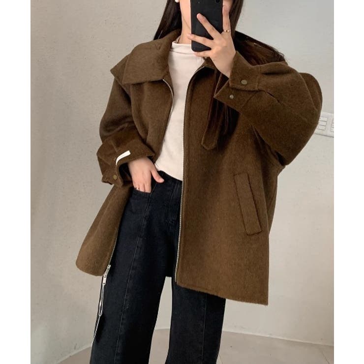 襟付きダブルジップメルトンジャケット | Ulysses | 詳細画像7 