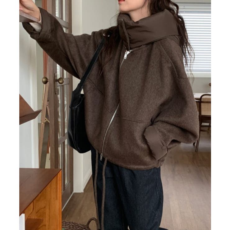 フード取り外せジップスドローストリングジャケットワイドパンツ | Ulysses | 詳細画像1 